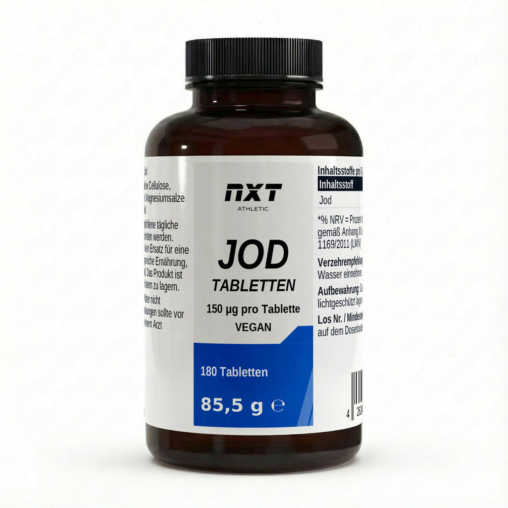 NXT Athletic Jod Tabletten – Frontansicht