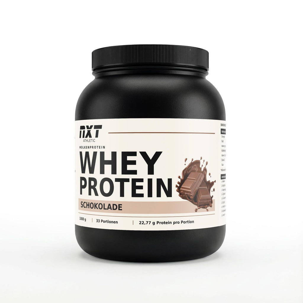 NXT Athletic Whey Protein Schokolade – Frontansicht