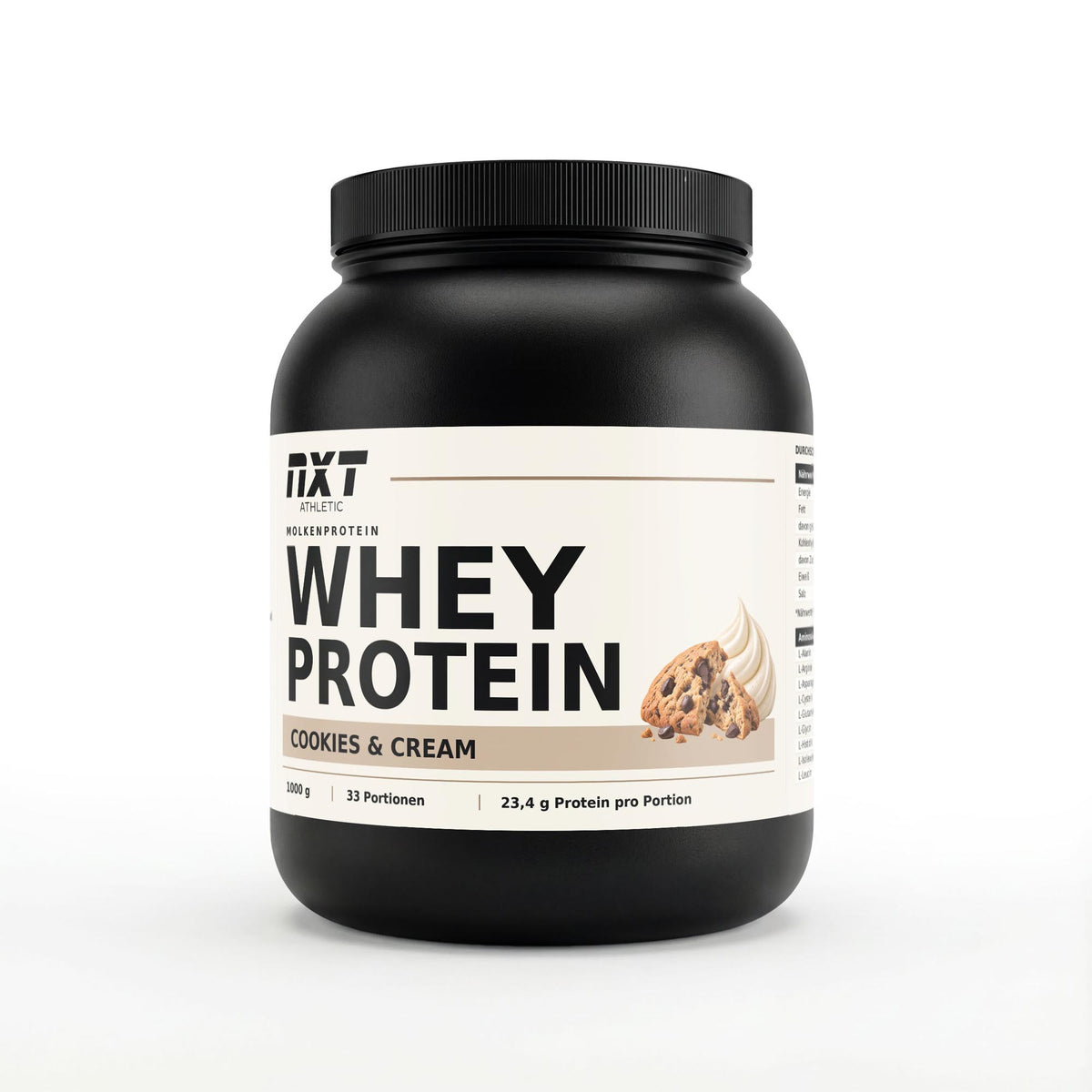 NXT Athletic Whey Protein Cookies – Frontansicht