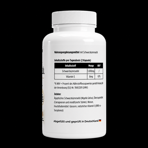 Ägyptisches Schwarzkümmelöl - 240 vegane Softgels