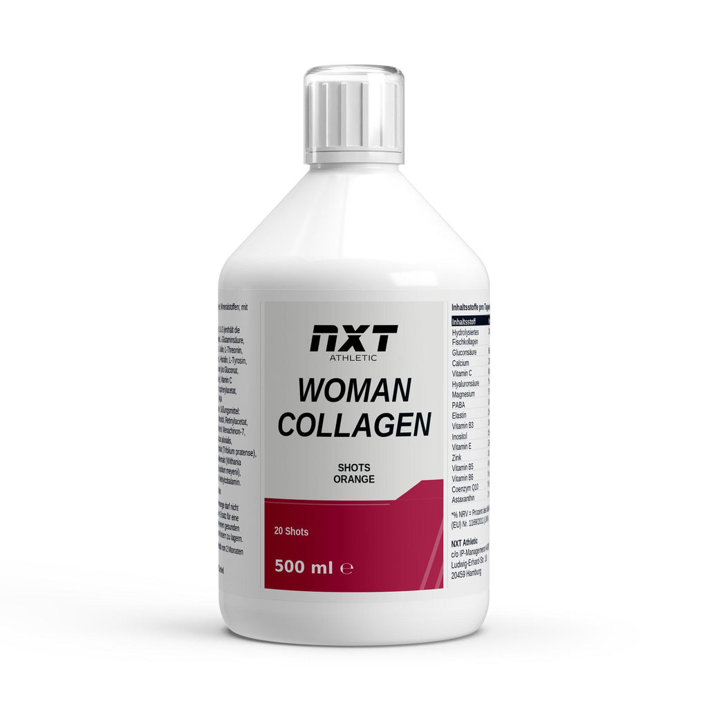 NXT Athletic Woman Collagen Shots – Frontansicht