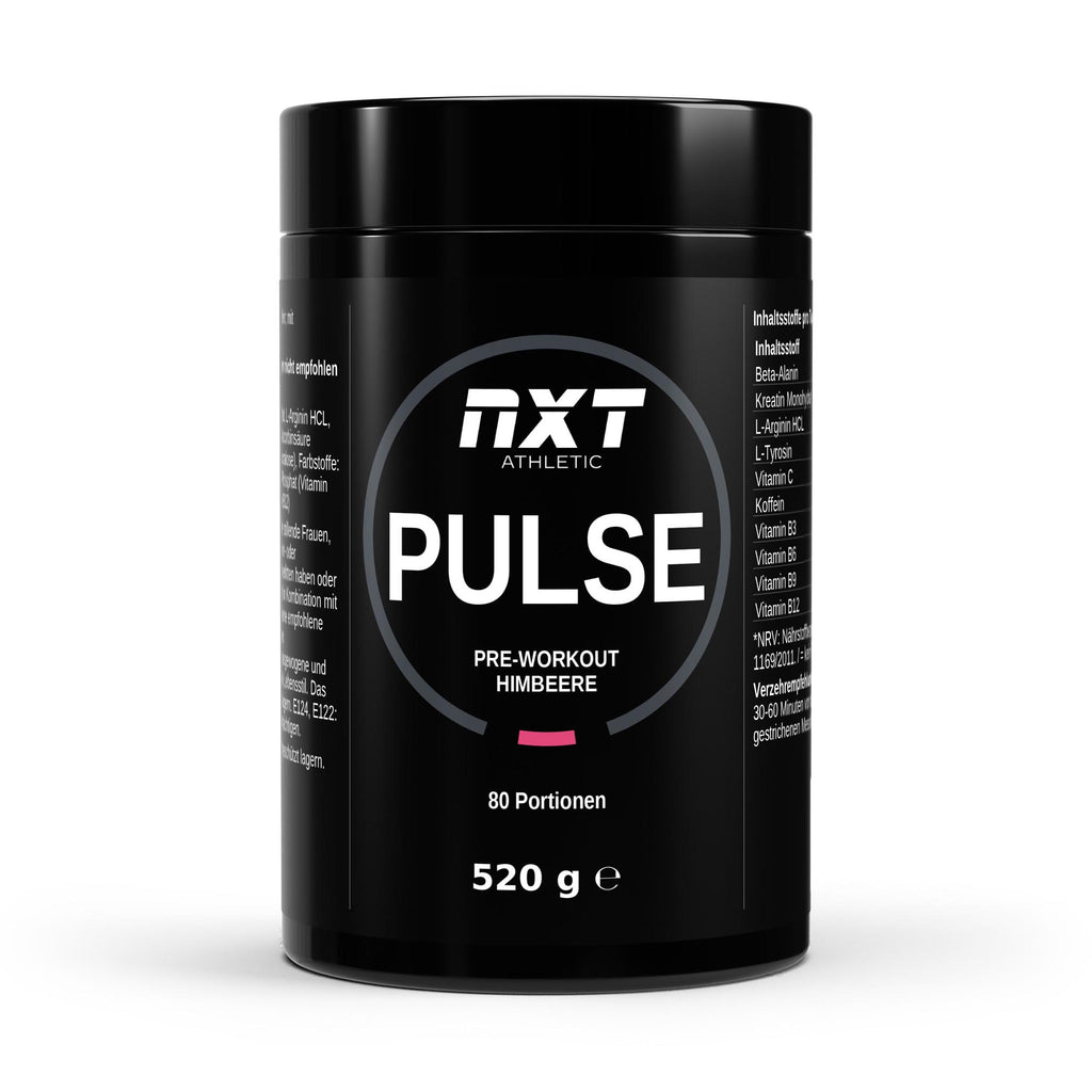 NXT Athletic Pre-Workout Himbeere – Frontansicht