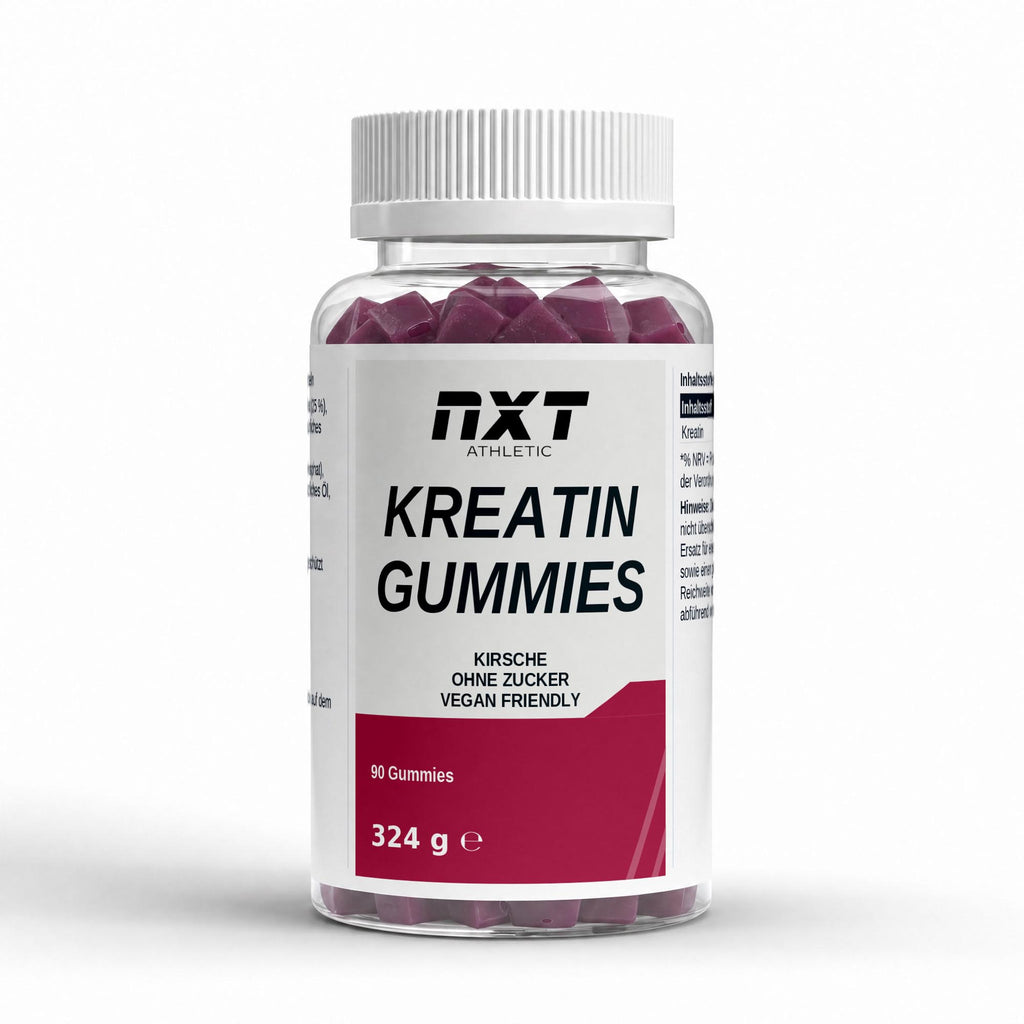 NXT Athletic Kreatin Gummies Kirsche – Frontansicht
