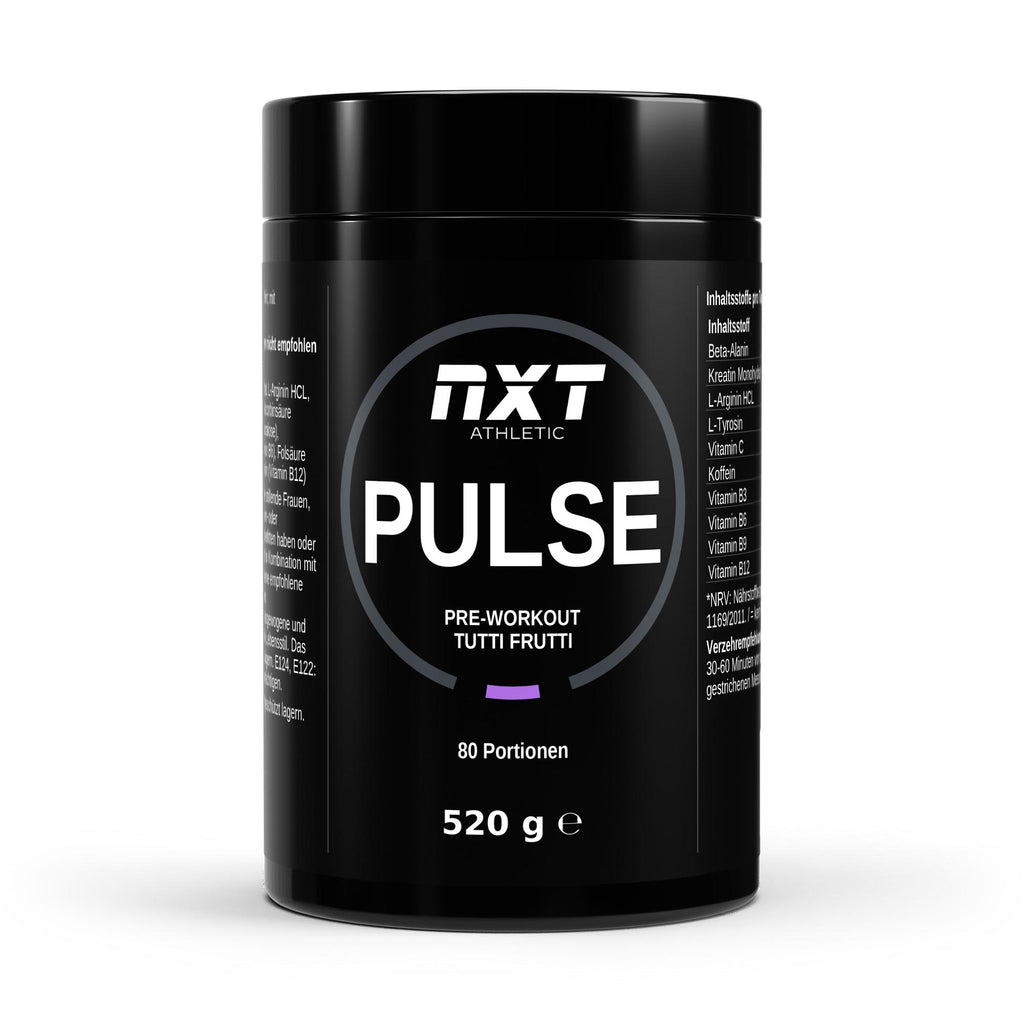 NXT Athletic Pre-Workout Tutti Frutti – Frontansicht