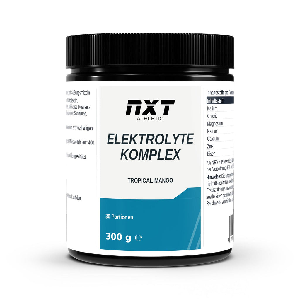 NXT Athletic Elektrolyte Tropical Mango – Frontansicht