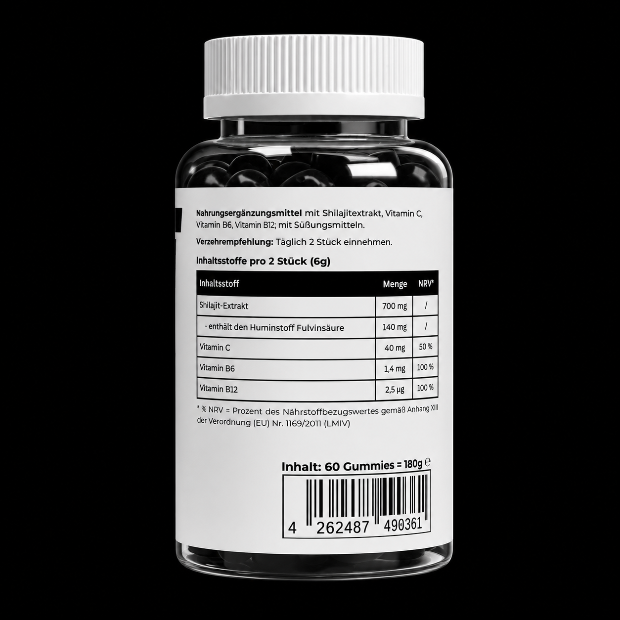 Shilajit Gummies + Vitamin C,B6, B12