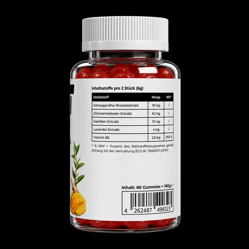 Ashwagandha + Vitamin B6 Gummies