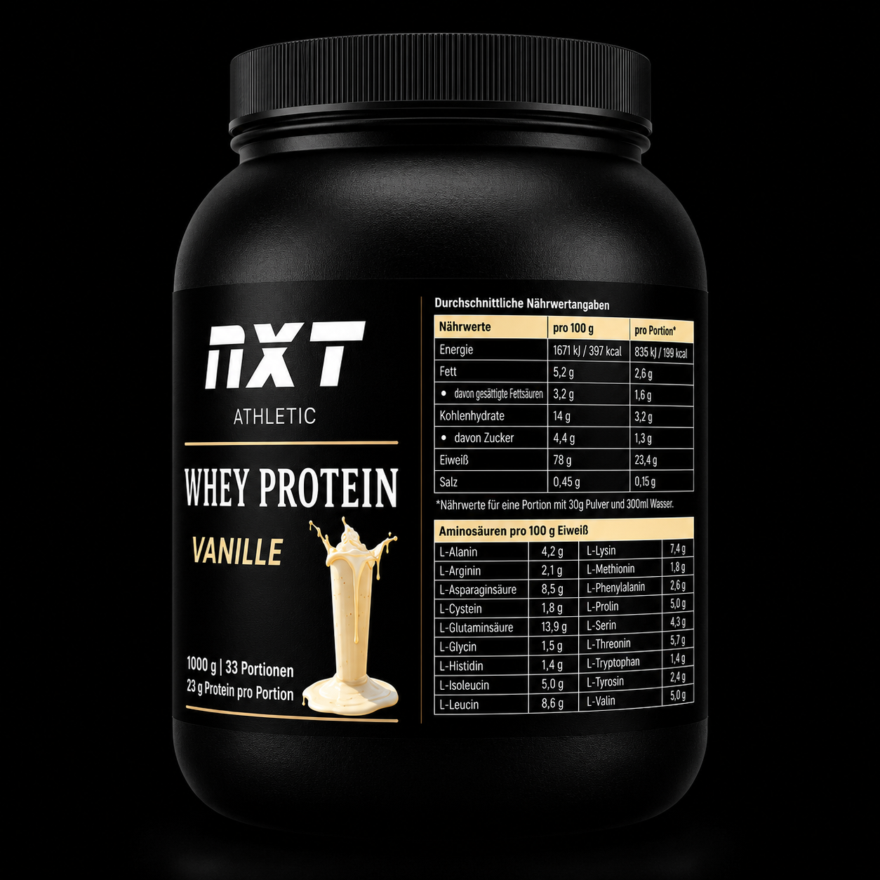 Premium Whey Protein Vanille