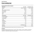 NXT Athletic EAA Kirsche – Nährstoffmengen und Zutaten