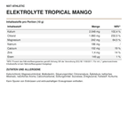 NXT Athletic Elektrolyte Tropical Mango – Inhaltsstoffe, Mengen und Zutaten