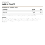 NXT Athletic Immun Shots – Inhaltsstoffe pro Tagesdosis