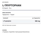 NXT Athletic L-Tryptophan – Inhaltsstoffe und Zusammensetzung