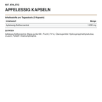 NXT Athletic Apfelessig Kapseln – Inhaltsstoffe, Mengen und Zutaten