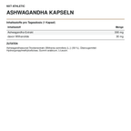 NXT Athletic Ashwagandha Kapseln – Inhaltsstoffe, Mengen und Zutaten