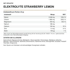 NXT Athletic Elektrolyte Strawberry Lemon – Inhaltsstoffe, Mengen und Zutaten