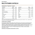 NXT Athletic Multivitamin Kapseln – Inhaltsstoffe, Mengen und Zutaten