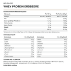 NXT Athletic Whey Protein Erdbeere – Nährwerte, Aminosäuren und Zutaten