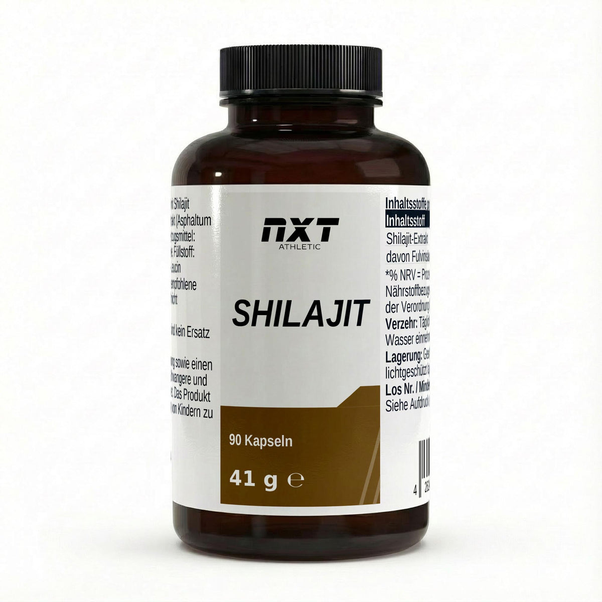 NXT Athletic Shilajit Kapseln – Frontansicht