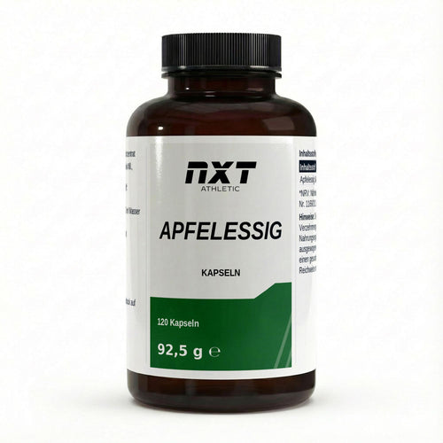 NXT Athletic Apfelessig Kapseln – Frontansicht