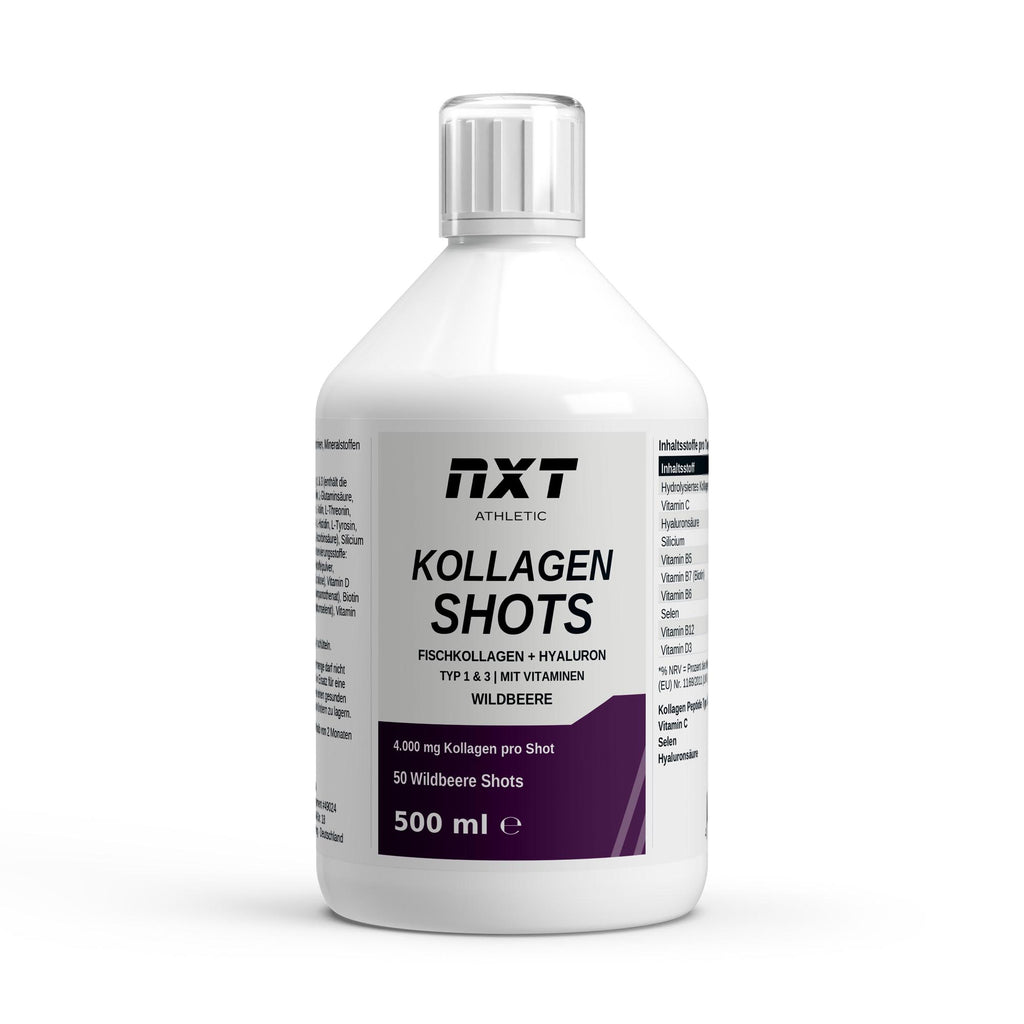 NXT Athletic Marine Kollagen Shots – Frontansicht